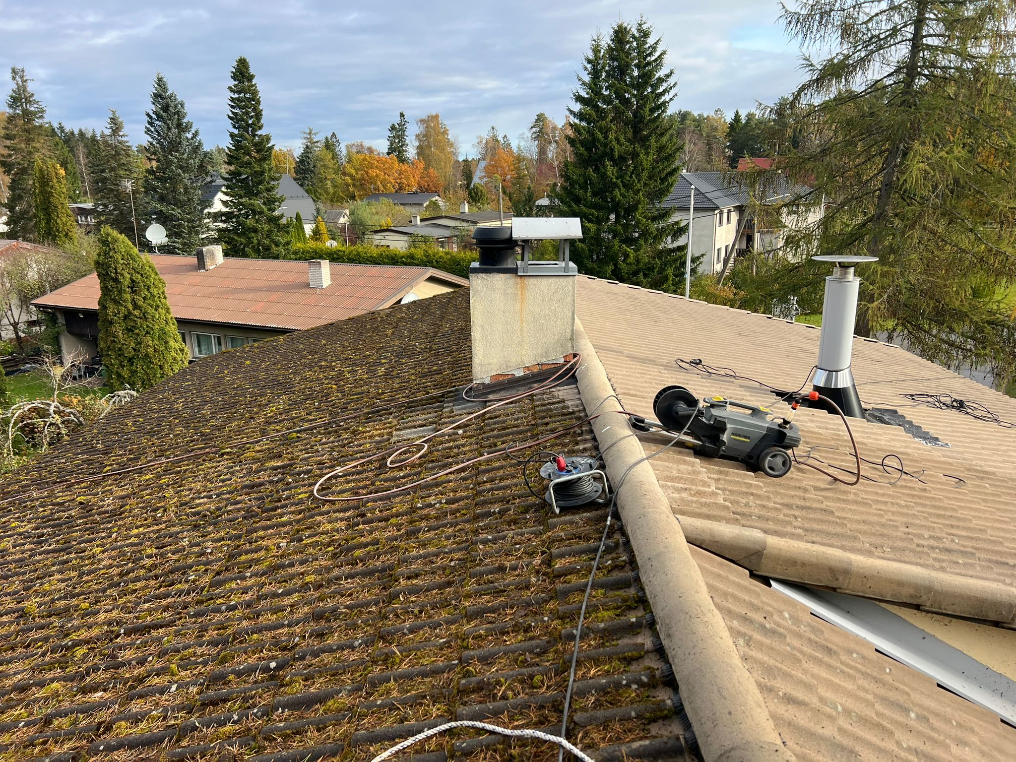 Katuse kontroll, hooldus ja ettevalmistustööd