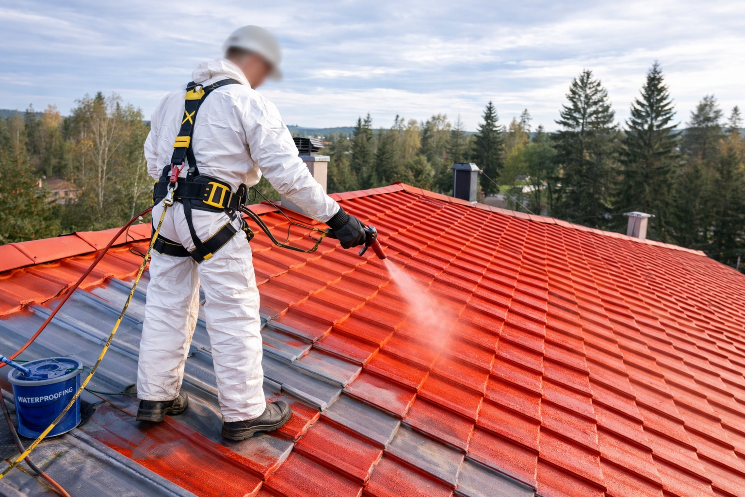 Katuse viimistlus, värvimine ja kaitse