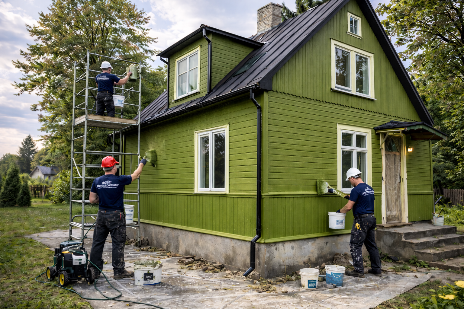 Fassaadi värvimine, viimistlus ja kaitse