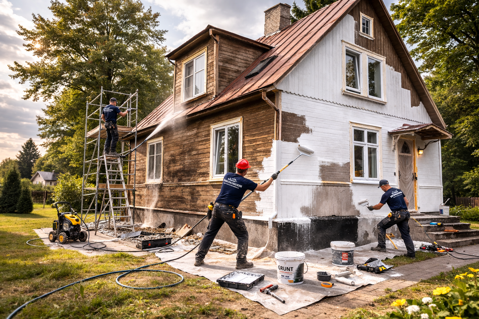 Fassaadi soojustamine ja konstruktsioonitööd